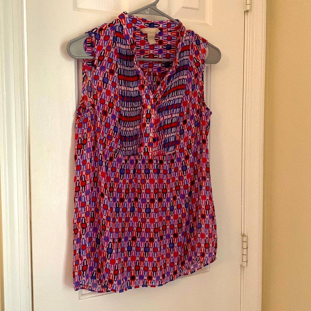 Banana Republic sleeveless blouse, S